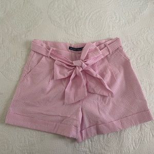 Lauren James shorts with tie belt